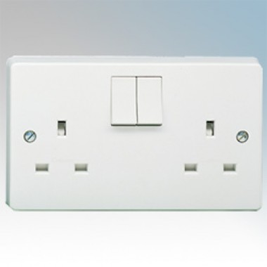 13A 2 GANG DP SWITCHED SOCKET