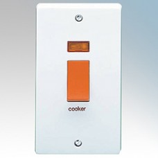 50A DP SWITCH & NEON PRINTED COOKER