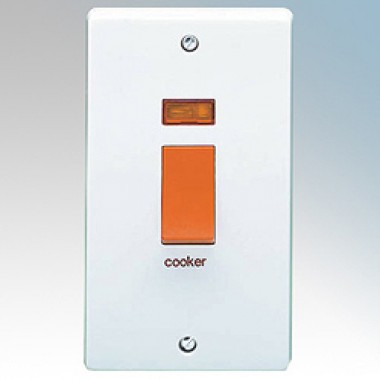 50A DP SWITCH & NEON PRINTED COOKER