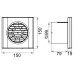 Deta 4603 Humidity Extractor Fan 100mm Deta 4603 Humidity Extractor Fan 100mm