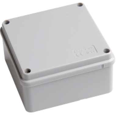 100 x 100 x 50mm IP56 Junction Box with Plain Side