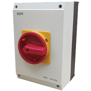 125a 4 Pole Rotary Isolator, IP65. Encl Size -156x