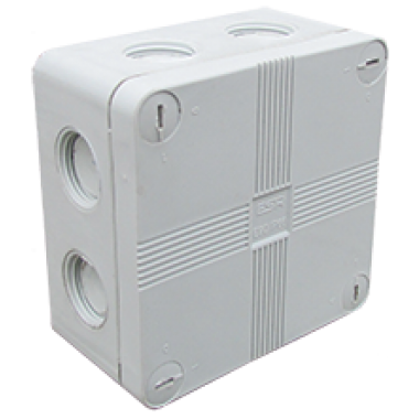90x90x56mm IP66 Junction Box Thread Membrane K/O's