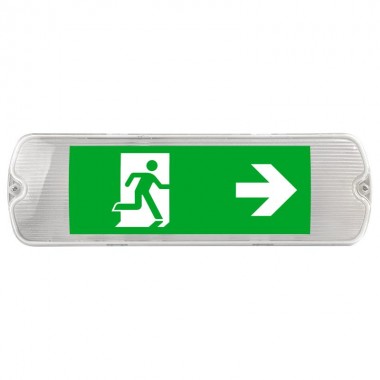 Mulu, Self-test emergency light & Exit Sign, 5W, 1