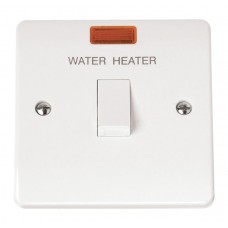 MODE 20A DP Switch With Neon ‘Water Heater’ MODE 20A DP Switch With Neon ‘Water Heater’