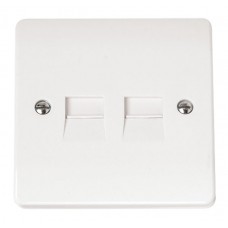 MODE Twin Telephone Outlet - Master