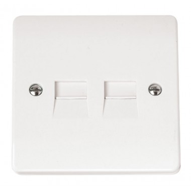 MODE Twin Telephone Outlet - Master