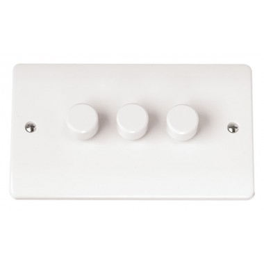 MODE 3 Gang 2 Way 250Va Dimmer Switch