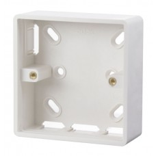 MODE 1 Gang 29mm Deep PVC Pattress Box - Trunking MODE 1 Gang 29mm Deep PVC Pattress Box - Trunking