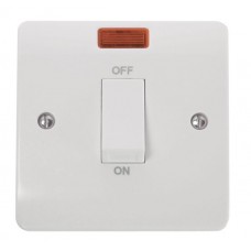 MODE 45A 1 Gang Single Cooker Switch With Neon MODE 45A 1 Gang Single Cooker Switch With Neon