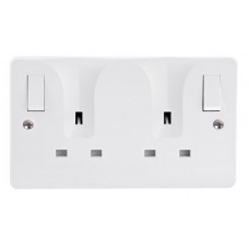 MODE 13A 2G DP O/B Switched Locating Plug Socket MODE 13A 2G DP O/B Switched Locating Plug Socket